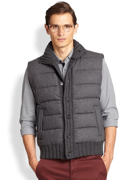 michael kors grey vest mens|Michael Kors puffer vest women's.